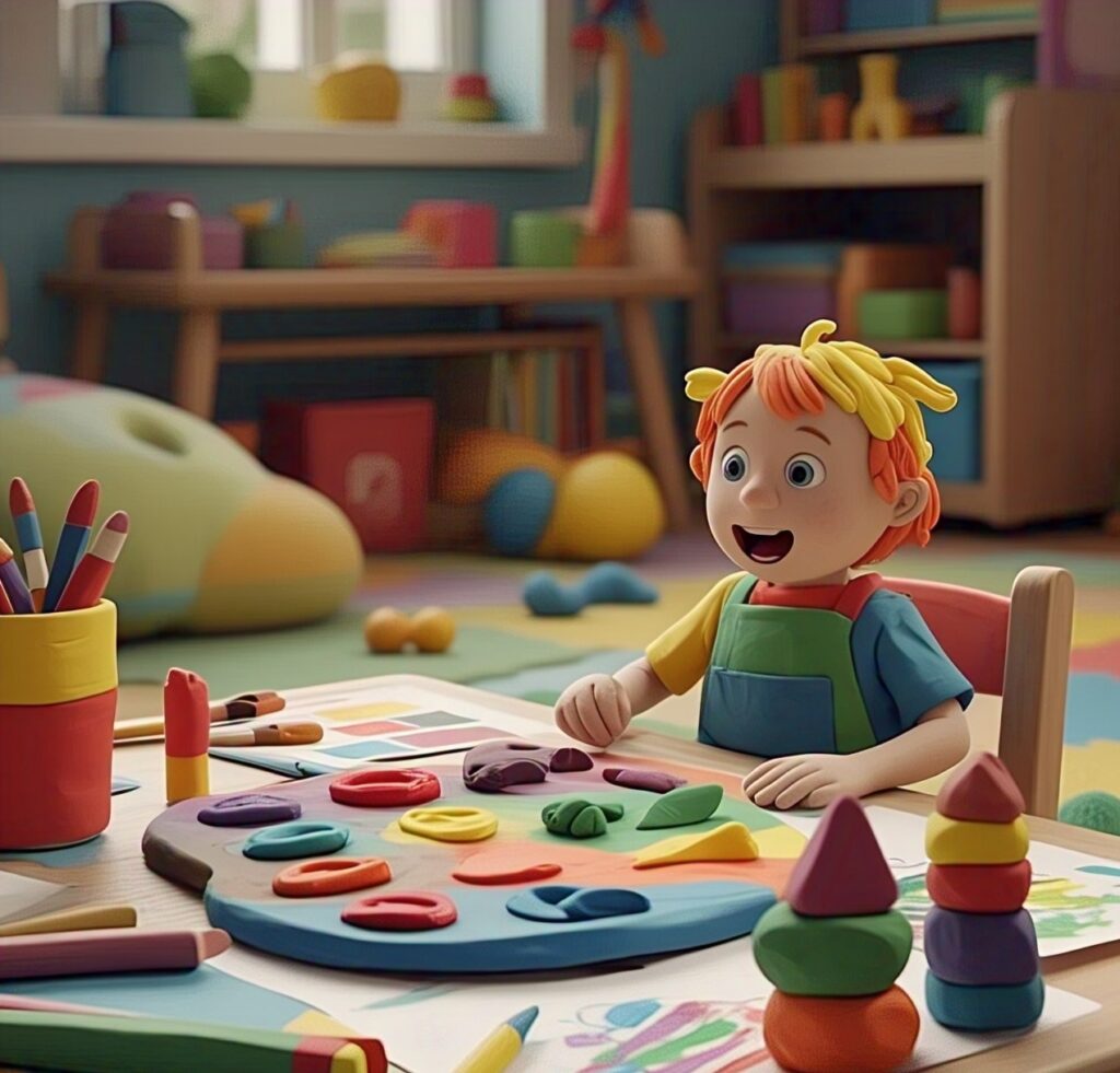 create_image_the_vibrant_palette_of_growth why is coloring important in kindergarten