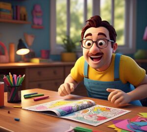 how to make a coloring book