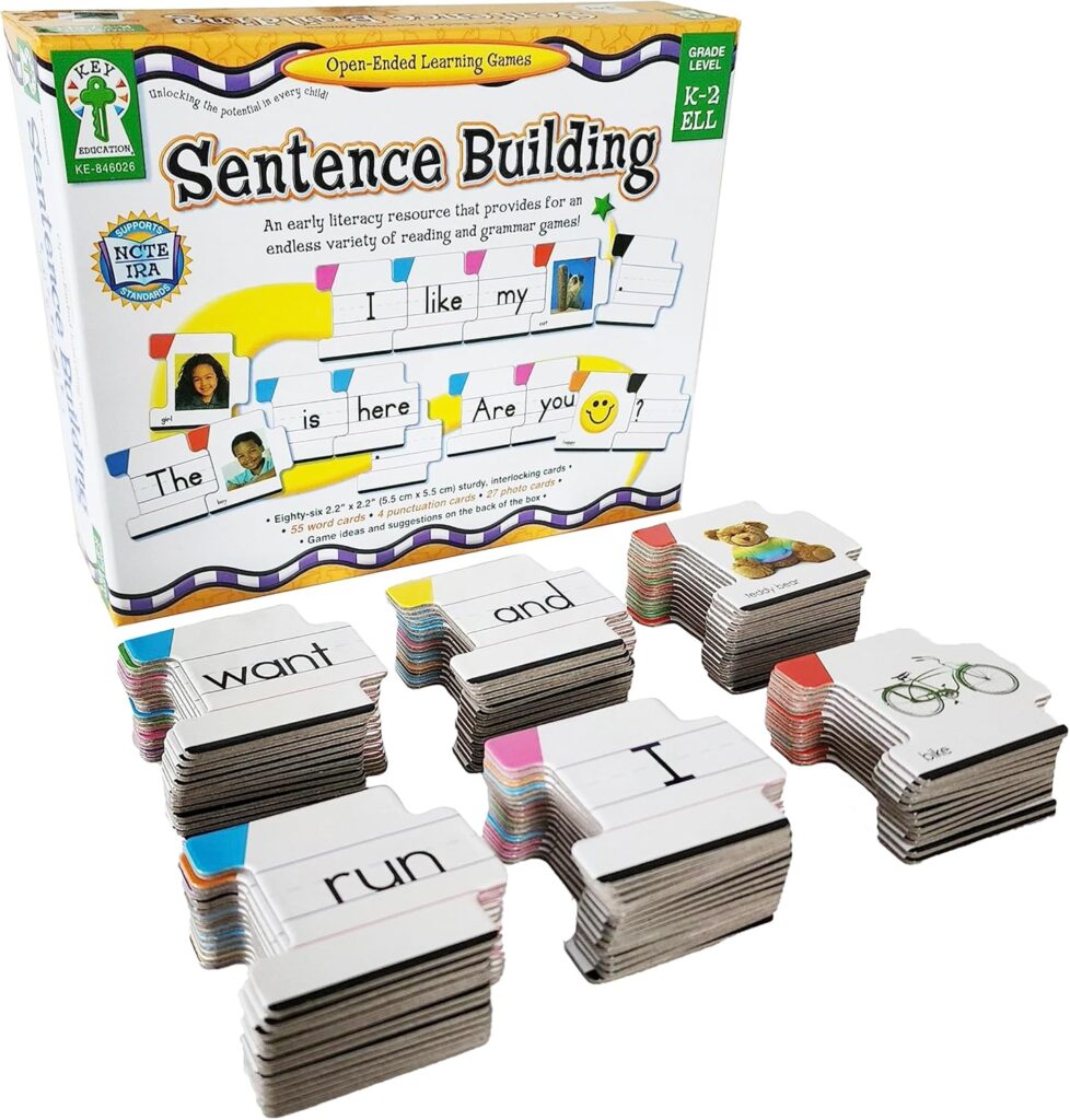 Key Education Sentence Building Game Key Education Sentence Building Game