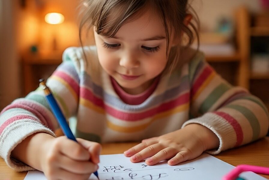 cursive learning sheet
